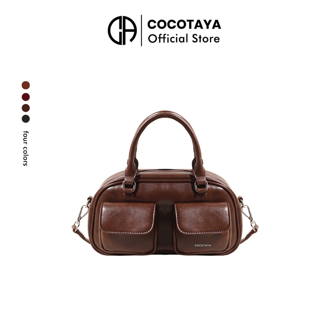 HOT SALE-⚡(COCOTAYA)Umii Bag กระเป๋าแฟชั่น AllMatch PU Leather ประณีต Small Messenger Bag กระเป๋าถือ