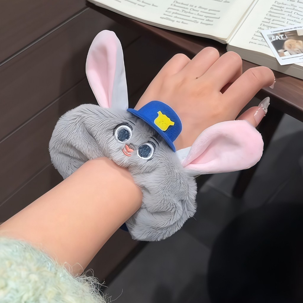 ฤดูใบไม้ร่วงฤดูหนาวตุ๊กตาบ้าเมืองตํารวจจูดี้ผมแหวนสัตว์ชุดกิ๊บการ์ตูนหมวกคลิปด้านบนหญิง - รูปที่ 4