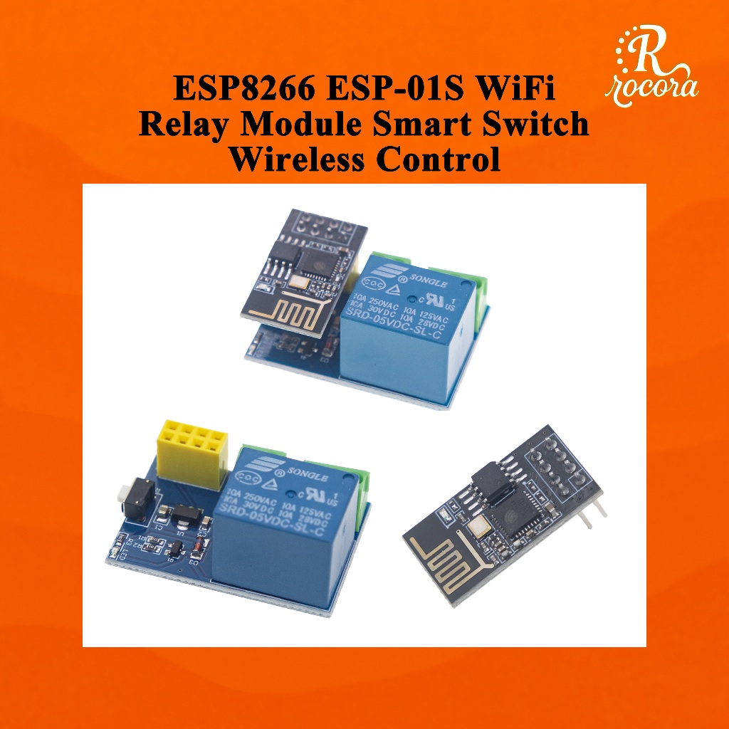 ESP8266 ESP-01S โมดูลรีเลย์ WiFi สวิตช์อัจฉริยะ การควบคุมไร้สายพร้อม ESP-01S
