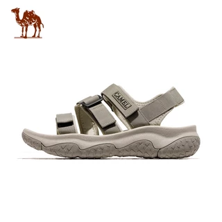 CAMEL CROWN รองเท้าชายหาดกลางแจ้งสําหรับผู้ชายรองเท้าแตะลําลองกันลื่นพื้นนุ่ม