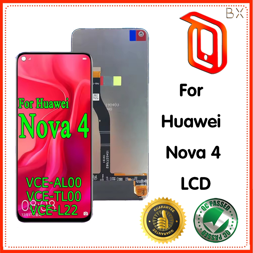 สําหรับ Huawei Nova 4 LCD VCE-AL00 VCE-TL00 VCE-L22/Honor V20 LCD Touch Screen Digitizer