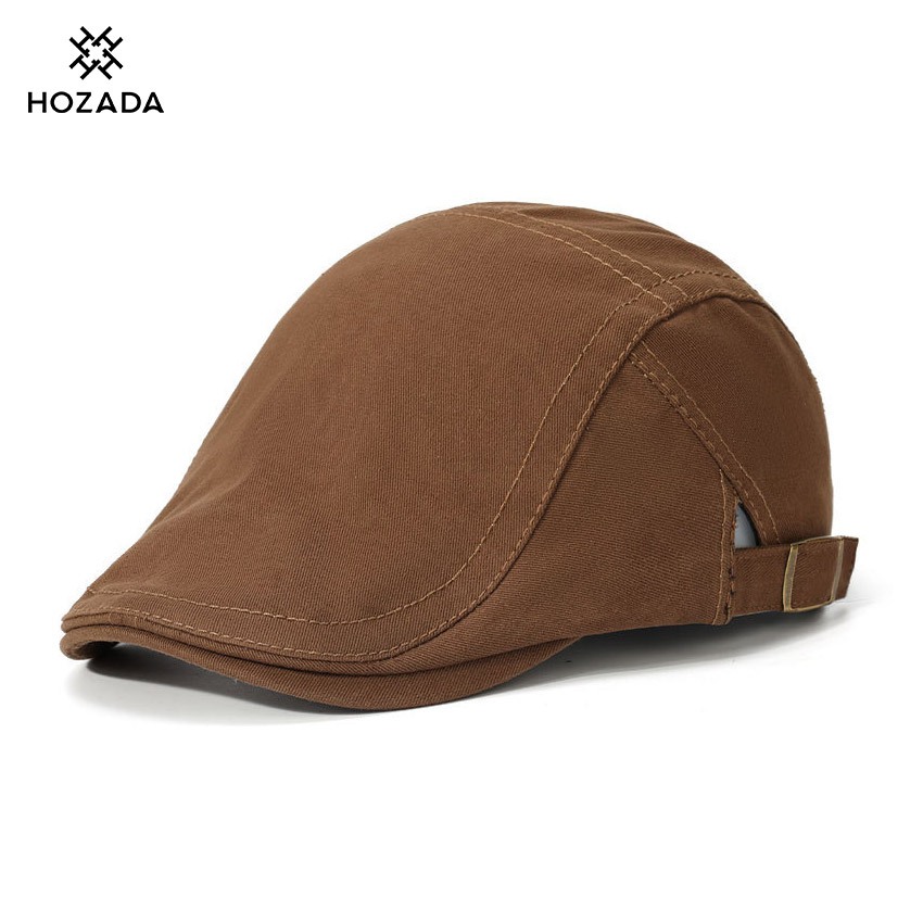 HOZADA หมวกย้อนยุคเบเร่ต์เดียวกัน