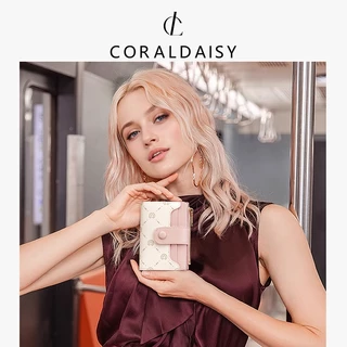 CORALDAISY รุ่นใหม่ปี 2026 กระเป๋าสตางค์พับ เดรสยาวสไตล์เรียบหรู กระเป๋าสตางค์ ช่องใส่การ์ดหลายช่อง