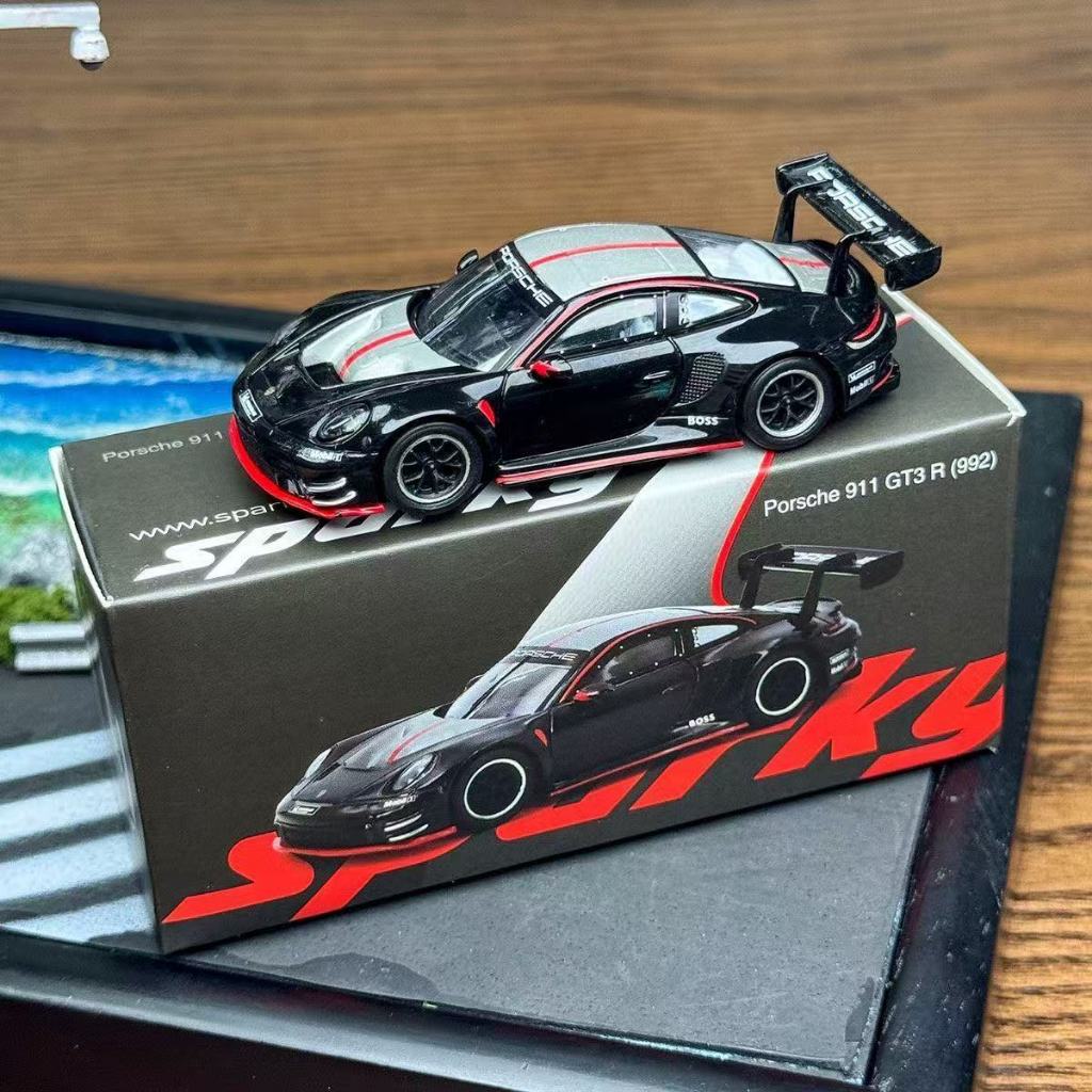 TINY 1:64 Porsche 911 GT3 R Black Spa Francorchamps Alloy Model