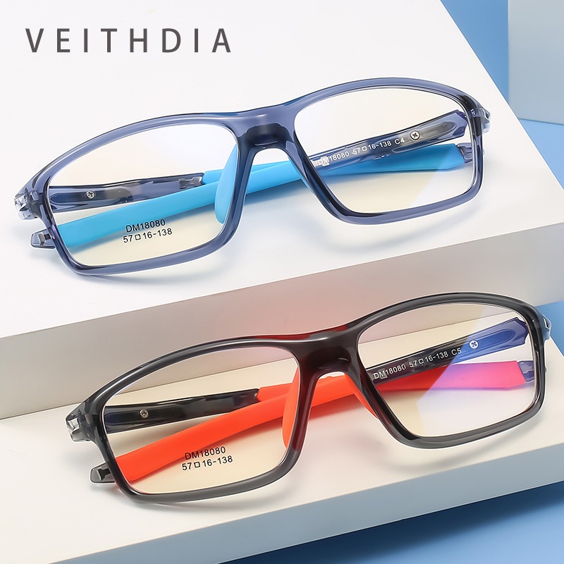 VEITHDIA إطار نظارة رياضي TR90 لركوب الدراجات — صورة 7