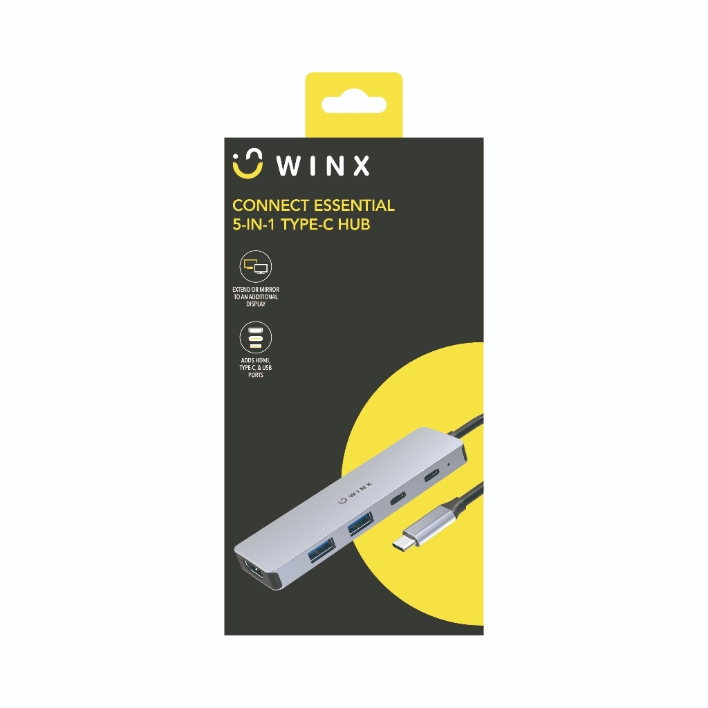 WINX WX-HB110 5-in-1 Type-C Hub 4K@60HZ HDMI Type-c Hub 100W Multi-port Adapter เหมาะสําหรับ MacBook, Windows, และ Android รับประกัน 2 ปี - รูปที่ 7