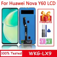 6.6 "สําหรับ Huawei Nova Y60 WKG-LX9 จอแสดงผล LCD Touch screen เปลี่ยน Digitizer Assembly สําหรับ Hu