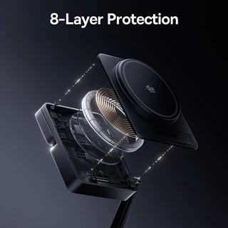 Baseus PicoGo AF21 35W แท่นชาร์จไร้สายแบบพกพา 3 ใน 1 พร้อมระบบระบาย มาตรฐาน Qi2.2 ชาร์จเร็วแบบแม่เหล็ก รองรับการชาร์จพร้อมกันสำหรับมือถือ นาฬิกา และหูฟัง พกพาง่าย ปรับมุมมองได้ตามต้องการ