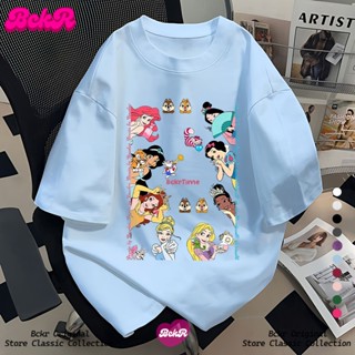 【จัดส่งตลอด 24 ชั่วโมง】🔥BCKR เจ้าหญิงลาย คอกลม เสื้อ👸🏻สไตล์พ…