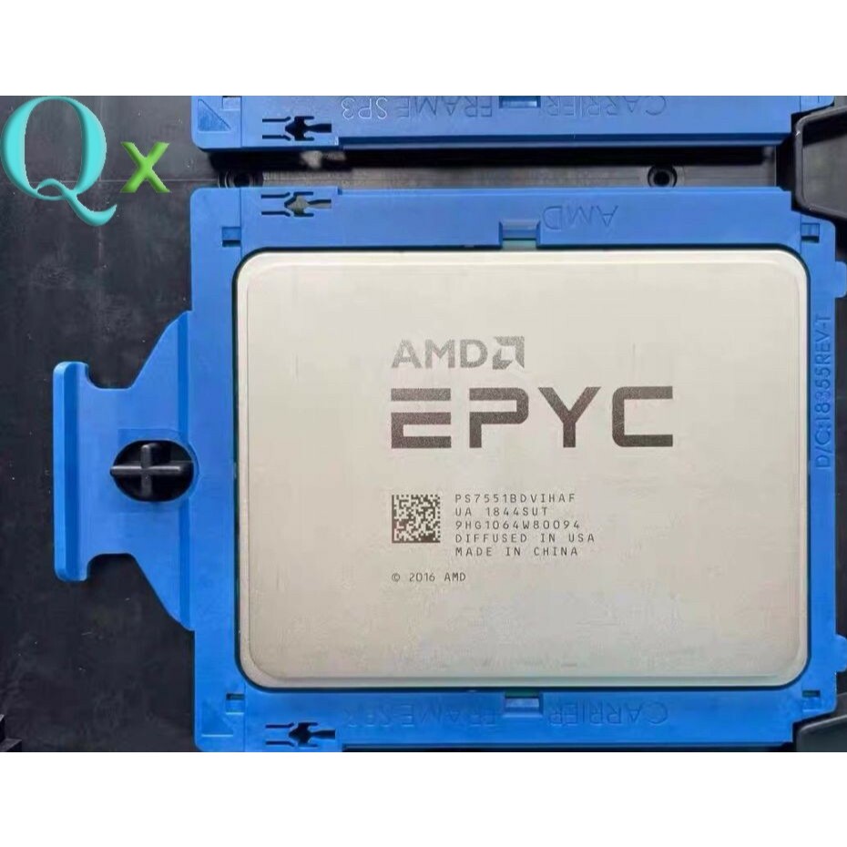 Upgrade CPU EPYC 7551 ซ็อกเก็ต SP3 เซิร์ฟเวอร์ CPU โปรเซสเซอร์ 32 Core 2GHz Naples 180W