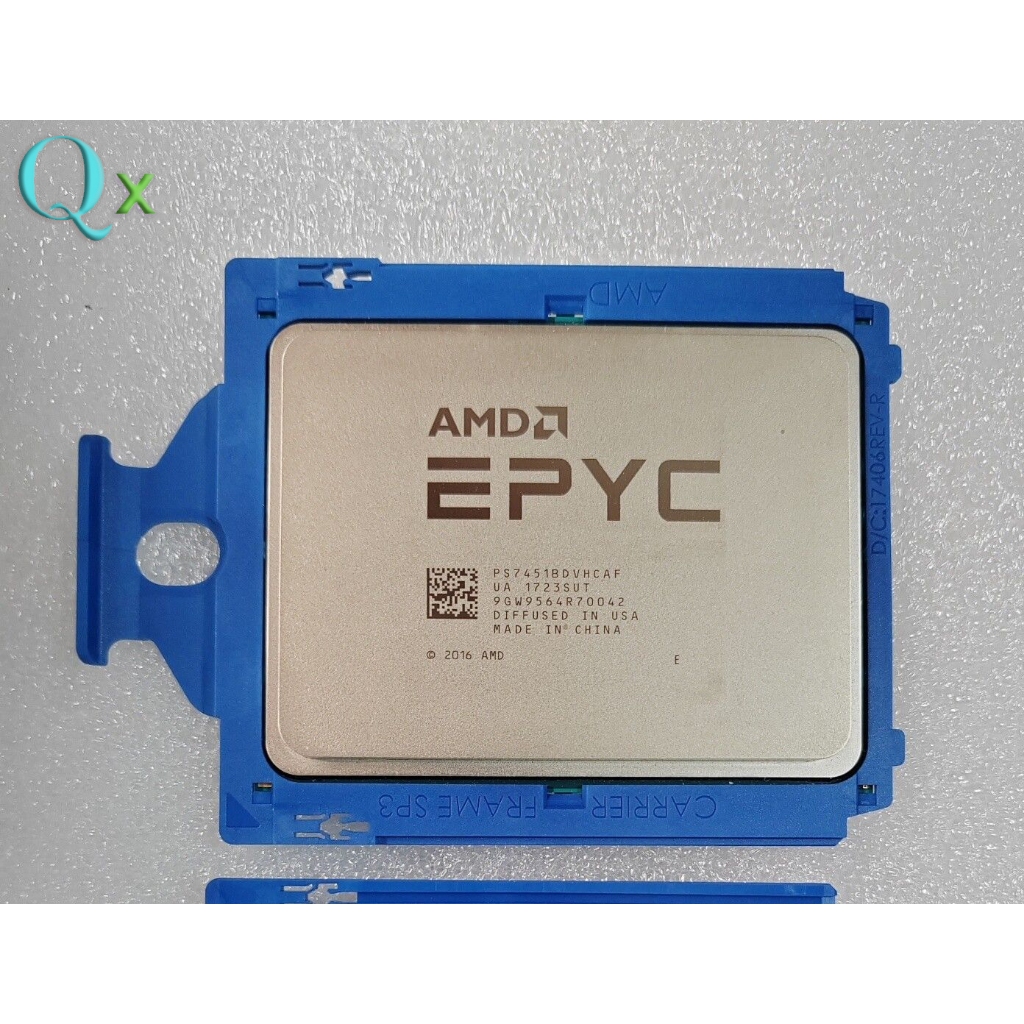 Upgrade Server CPU EPYC 7451 ซ็อกเก็ต SP3 โปรเซสเซอร์ CPU 24-Core 48-Thread 2.3GHz