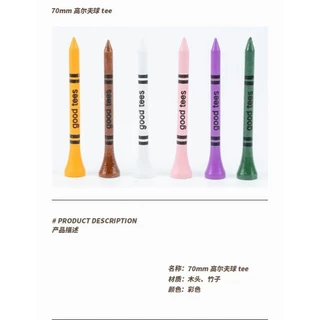 Elf Style Golf TEE Ball Nail 70MM Golf Support Seat#2620#