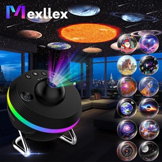 13 ชิ้น โคมไฟดวงดาว ปรับมุมได้ LED ห้องนอน โปรเจคเตอร์ ท้องฟ…