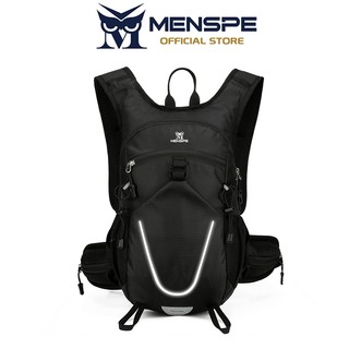 MENSPE กระเป๋าเป้สะพายหลังขี่จักรยานกลางแจ้ง Ultralight กันน้ําจักรยานขี่เดินป่ากระเป๋าเป้สะพายหลังเสริม 2L กระเป๋าน้ํา