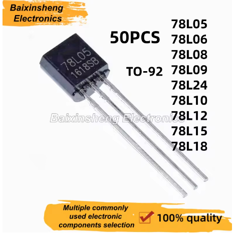 10PCS ใหม่ 78L05 78L06 78L08 78L09 78L24 78L10 78L12 78L15 78L18 TO-92 ชาร์จโดยตรงแรงดันไฟฟ้า ทรานซิ