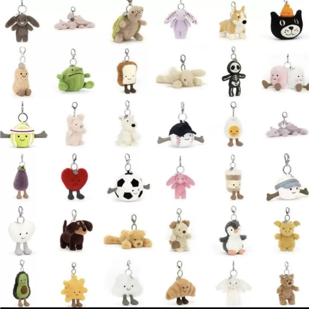 ของเล่นตุ๊กตา เจลลี่แคท พวงกุญแจแฟชั่น จี้เป้สะพายหลัง น่ารัก (มีป้ายและถุงเก็บฝุ่น)