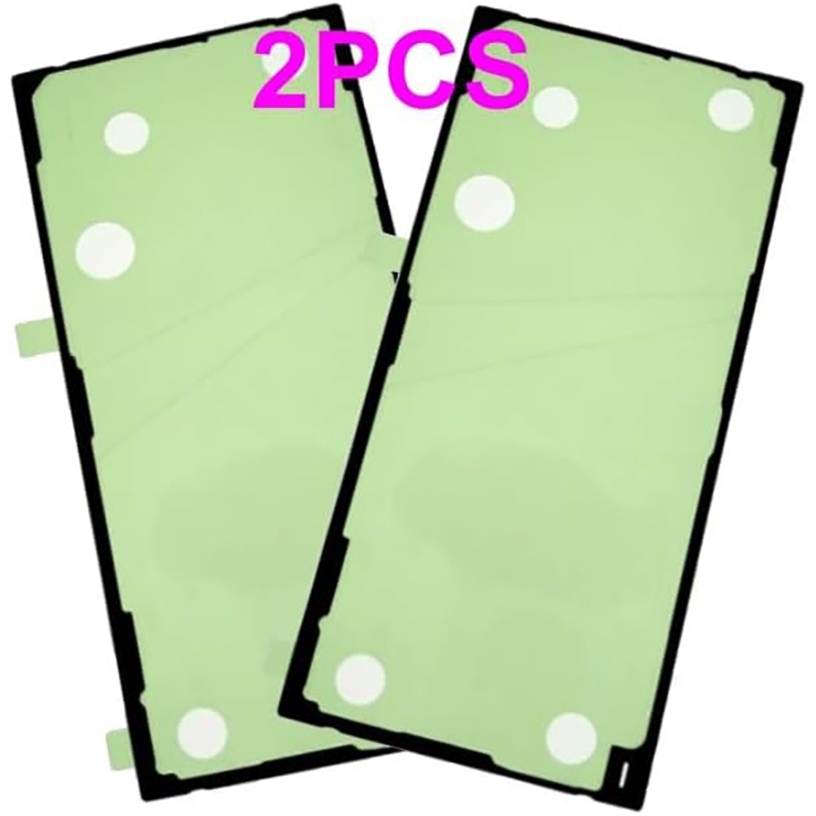 แบตเตอรี่ด้านหลังประตูเทปกาวสําหรับ Samsung Galaxy S22 Ultra SM-S908U S908U1 S908 (2 ชิ้น)