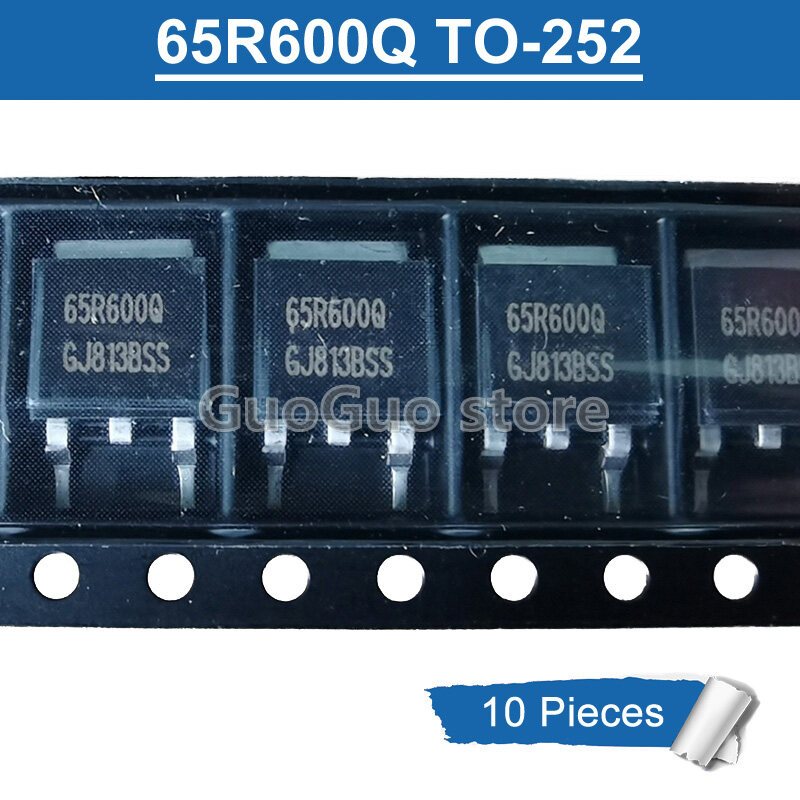 10 ชิ้น 65R600Q TO-252 7.3A/700V N-channel MOSFET ทรานซิสเตอร์ใหม่เดิม
