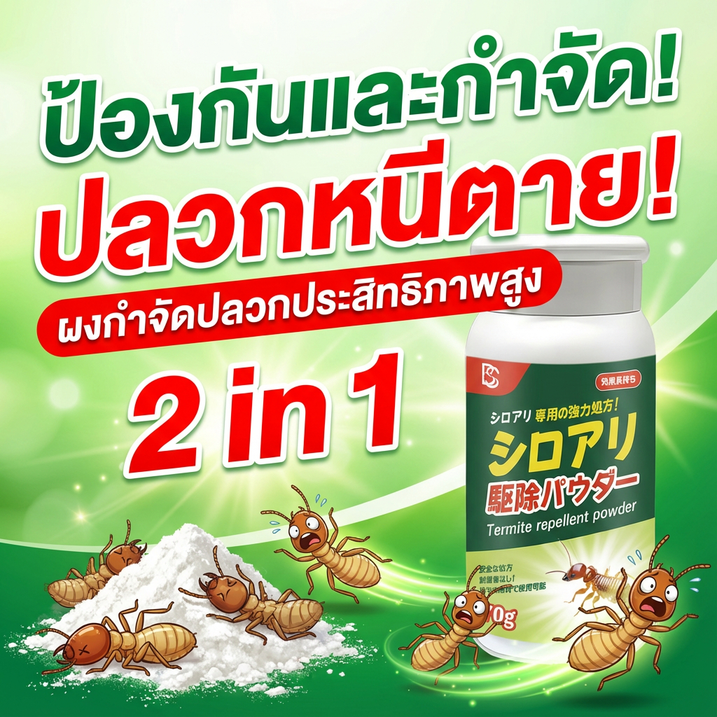 🐜ซื้อ 2 แถม 1  มดหายเกลี้ยง🐜Feh ยาฆ่าปลวก กำจัดปลวก ยาปลวก ปลอดภัยต่อคนและสัตว์เลี้ยง กำจัดได้ทุกสายพันธุ์ ทำลายรังได้อย่างสิ้นซาก ยากำจัดมด