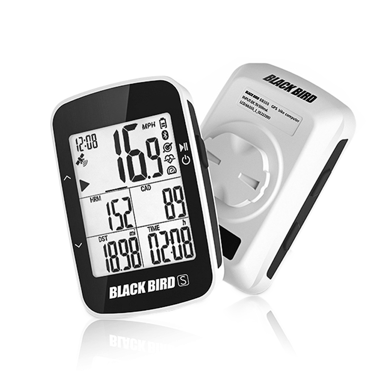 คอมพิวเตอร์จักรยาน Blackbird BB16S หน้าจอขนาดใหญ่ไร้สาย กันน้ำ วัดระยะทางและความเร็วด้วย GPS