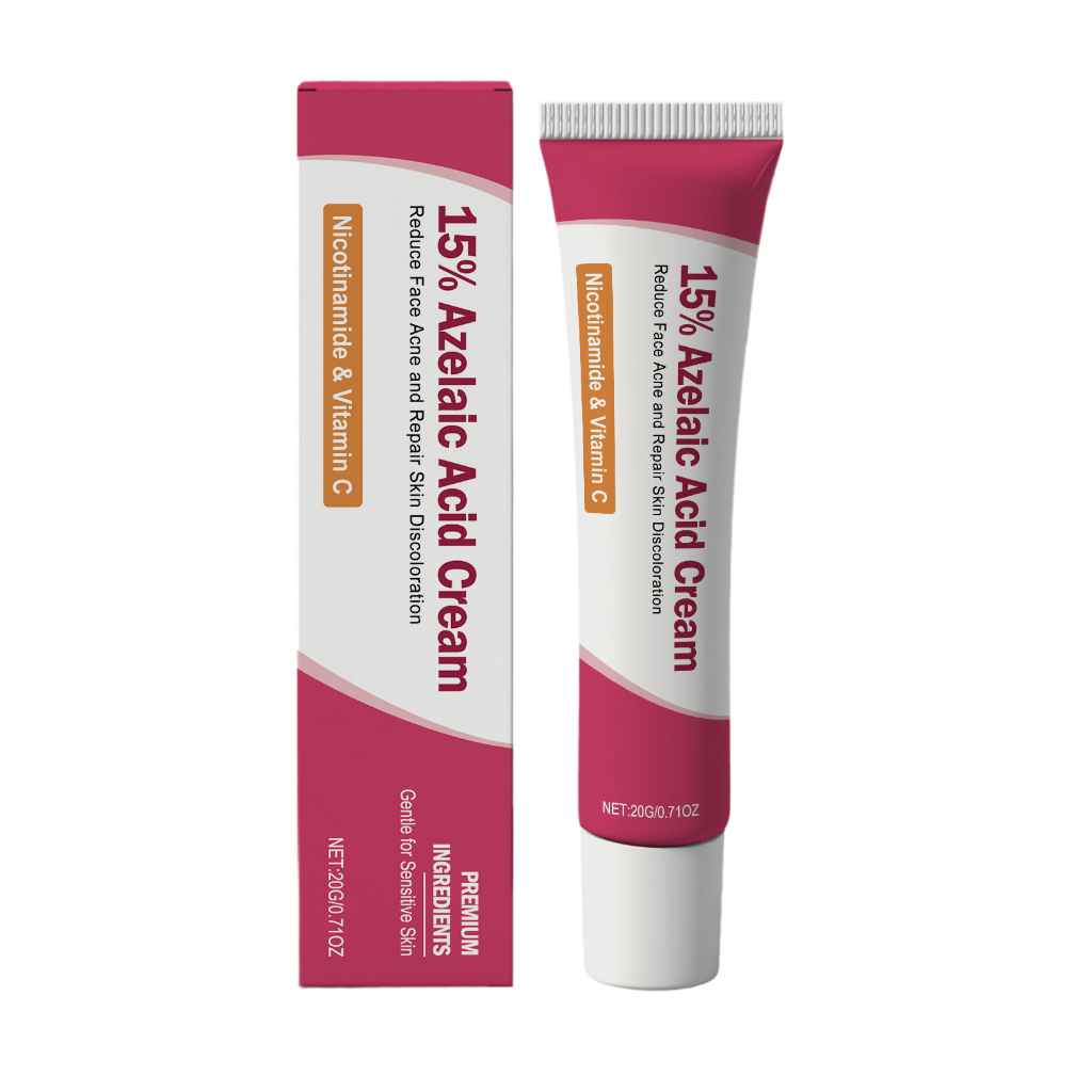 15% Azelaic Acid Acne Cream, Premium Azelaic Acid Facial Cream - Redness Reduction Skin Care, ป้องกันการฝ่าวงล้อมสิว, Ease Pimple Clarify Skin ปลอบประชาก