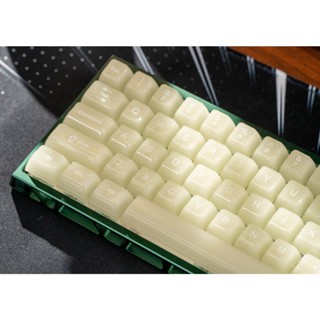 Womier หยกสีเขียว MDA Profile Keycaps ชุด 115 คีย์ Custom Ke…