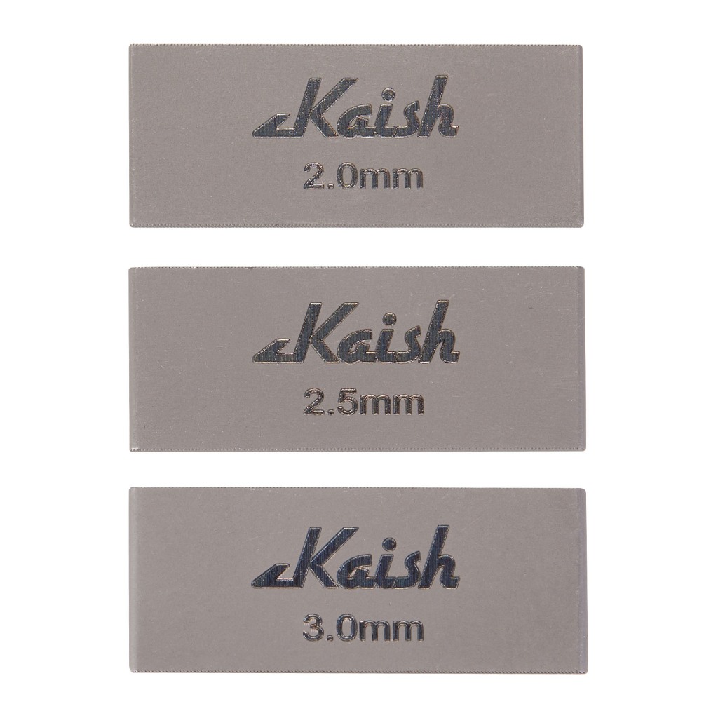 KAISH 2 มม./2.5 มม./3 มม.ความหนากีตาร์สะพานอานสล็อตแฟ้มอาน Slot Leveling ไฟล์ Luthier เครื่องมือสําหรับกีตาร์อะคูสติก