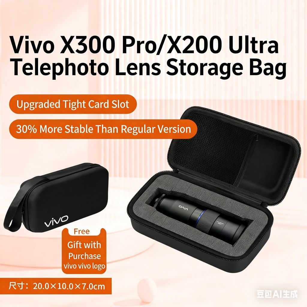 เหมาะสําหรับ vivo X300 PRO/X200 Ultra Photographer ชุดกระเป๋าเก็บ One-Shoulder Telephoto Extender - รูปที่ 6