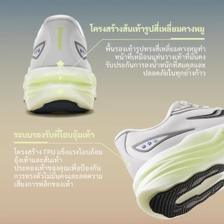 Steapex SURGE รองเท้าผ้าใบชายหญิง ระบายอากาศดีเยี่ยม ไม่ร้อนอับชื้น ใส่ได้ทั้งชีวิตประจำวันและออกกำลังกายระดับมืออาชีพ พร้อมเทคโนโลยีพื้นหนานุ่มกันกระแทกแบบ Supercritical