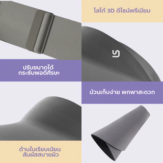 ❤️ปกป้องทั้งหน้า 360° - ขับขี่ไม่กลัวแดด❤️ NEAU Cova Round หมวกกันแดดแบบครึ่งใบ ปีกกว้าง มี 3 สีให้เลือก ระบายอากาศดี ไม่อับ ป้องกันรังสี UV ระดับ UPF1400+ สายรัดปรับขนาดได้