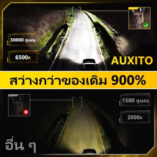 AUXITO 2PC ไฟหน้า M6S 100W 20000LM H4 9003 HB2 LED Super Bright Canbus ไฟหน้ารถอัตโนมัติไฟหน้ารถ