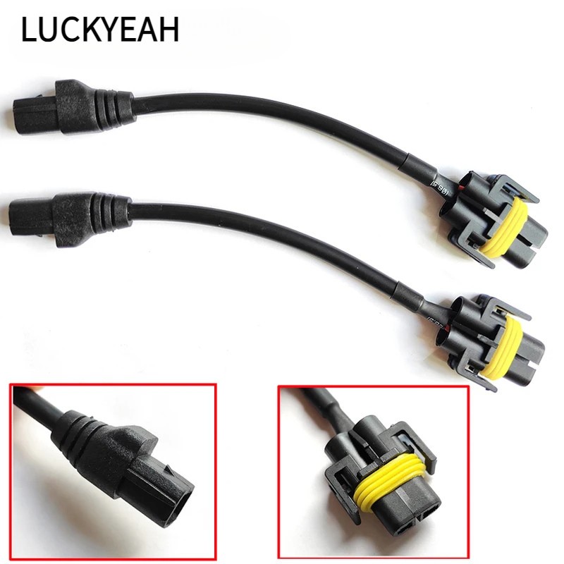 2PCS สําหรับ Toyota Corolla Camry Prius Vios ไฟตัดหมอก H11 ถึง L1B แปลงสายไฟปลั๊ก