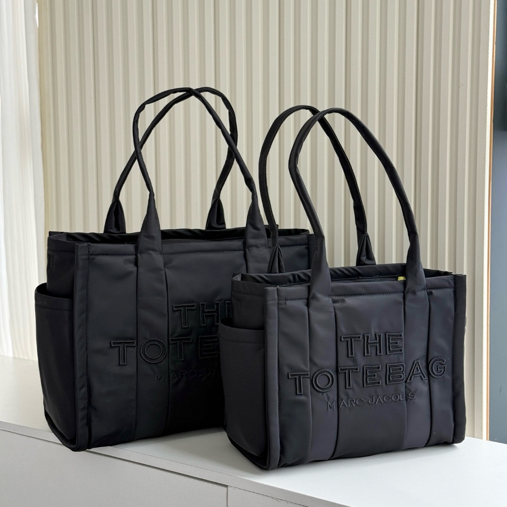 JM The Puffy Nylon Tote Bag 2 Sizes Large Capacity Tote Bag