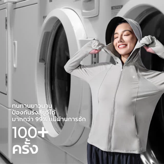 ❤️ สายขับขี่ต้องมี-รุ่นมีถุงมือในตัว ❤️NEAU SilkShell AllCover เสื้อกันแดดแขนยาว พร้อมถุงมือ ผู้หญิง/ผู้ชาย เนื้อผ้าเย็น ใส่สบาย ป้องกันรังสี UV ระดับ UPF100+ ผ้าระบายอากาศดี ผ้าไอซ์ซิลค์ บางเบา ไม่อับ ดีไซน์ซิป มี 5 สีให้เลือก ไซส์ S–XL ใส่ได้ทุกรูปร่าง