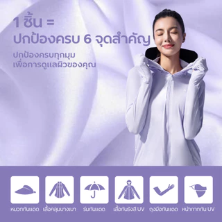 ❤️ สายขับขี่ต้องมี-รุ่นมีถุงมือในตัว ❤️NEAU SilkShell AllCover เสื้อกันแดดแขนยาว พร้อมถุงมือ ผู้หญิง/ผู้ชาย เนื้อผ้าเย็น ใส่สบาย ป้องกันรังสี UV ระดับ UPF100+ ผ้าระบายอากาศดี ผ้าไอซ์ซิลค์ บางเบา ไม่อับ ดีไซน์ซิป มี 5 สีให้เลือก ไซส์ S–XL ใส่ได้ทุกรูปร่าง