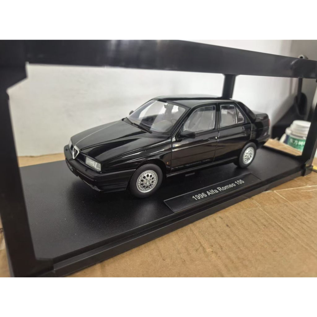1/18 KK 1996 Alfa Romeo 155 Alfa Romeo 155 โมเดลรถจําลองโลหะผสม