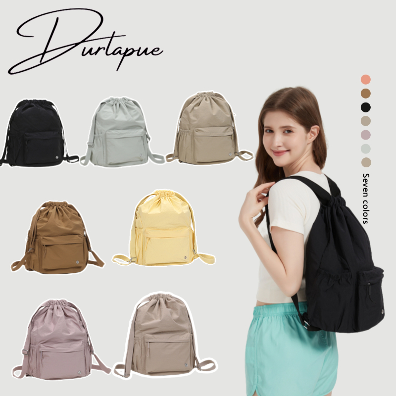 Durlapue-กระเป๋าเป้สะพายหลังผ้าแคนวาส กันน้ำ อเนกประสงค์ กระเป๋าผู้หญิง