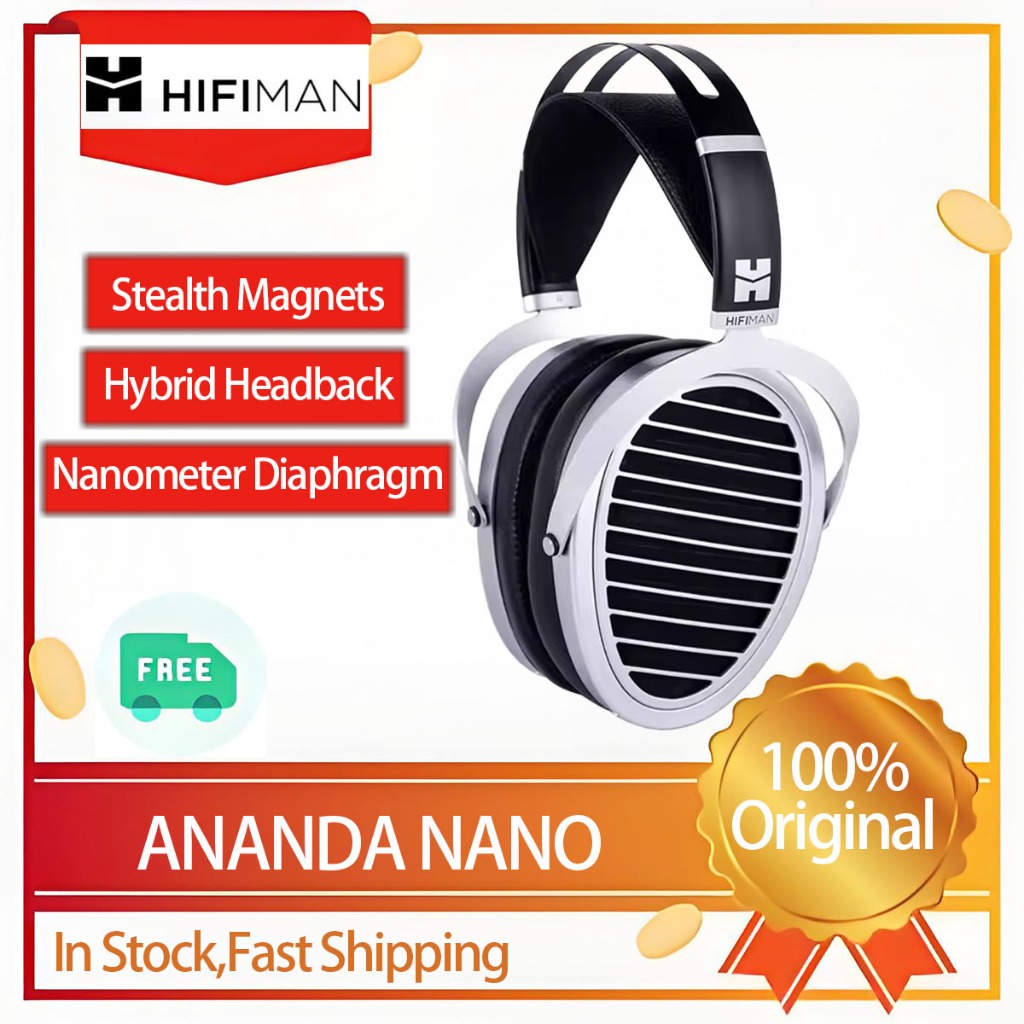HIFIMAN Ananda/ANANDA NANO/พร้อม R2R DAC Stealth Magnet Open-Back Over-Ear Full-Size Planar Magnetic