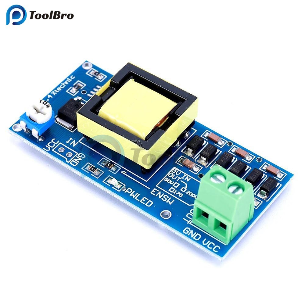 แรงดันไฟฟ้าสูง DC-DC Boost Converter Step Up to Output 300v-1200v 400V 900V 1000V ปรับ PSU โมดูลบอร์ดอินพุต 3V-5V