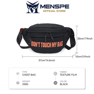 MENSPE กระเป๋าคาดหน้าอกผู้ชาย กระเป๋าสะพายข้างสำหรับขี่มอเตอร์ไซค์