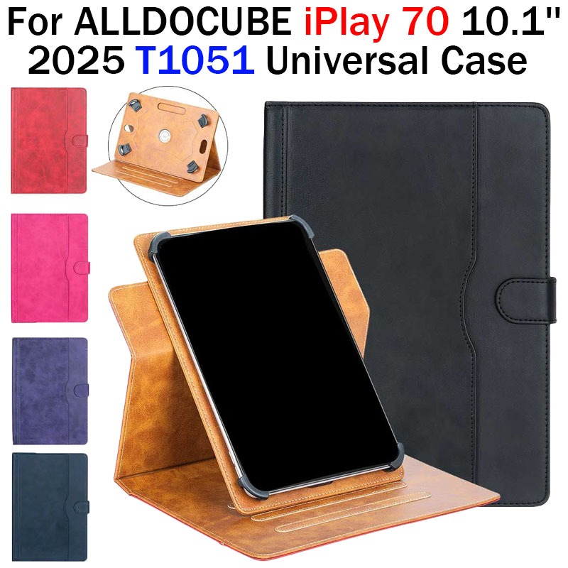 สําหรับ ALLDOCUBE iPlay 70 (10.1) 2025 T1051 แท็บเล็ตหนังสากล 360° เคสขาตั้งหมุนได้ iPlay70