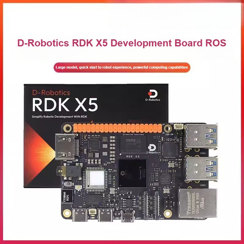หุ่นยนต์มันเทศ RDK X5 บอร์ดพัฒนา Horizon X5 ROS2 การเรียนรู้ลึก AI ชุดเข้ากันได้กับพายราสเบอร์รี่