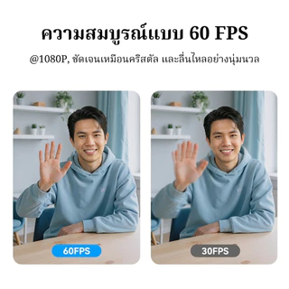เว็บแคม 4K EMEET C60E 4K Kit เว็บแคม PC พร้อมขาตั้งกล้องขนาดเล็กสําหรับซูม/ทีม/Skype/Google Meet
