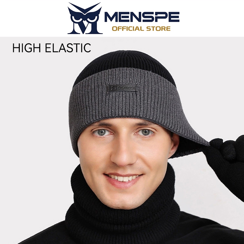 MENSPE قبعة محبوكة شتوية للجنسين — صورة 5