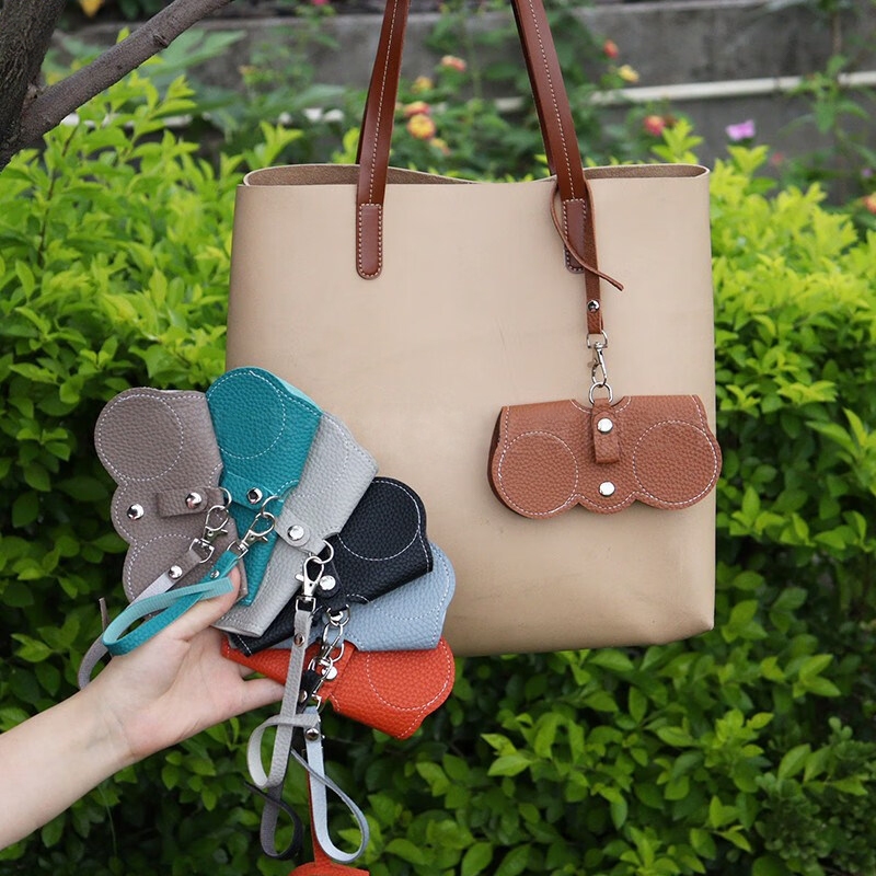 กระเป๋าเก็บแว่นตาแบบพกพา กล่องเก็บแว่นตาสำหรับเดินทาง กล่องใส่แว่นตาหนัง PU - รูปที่ 6