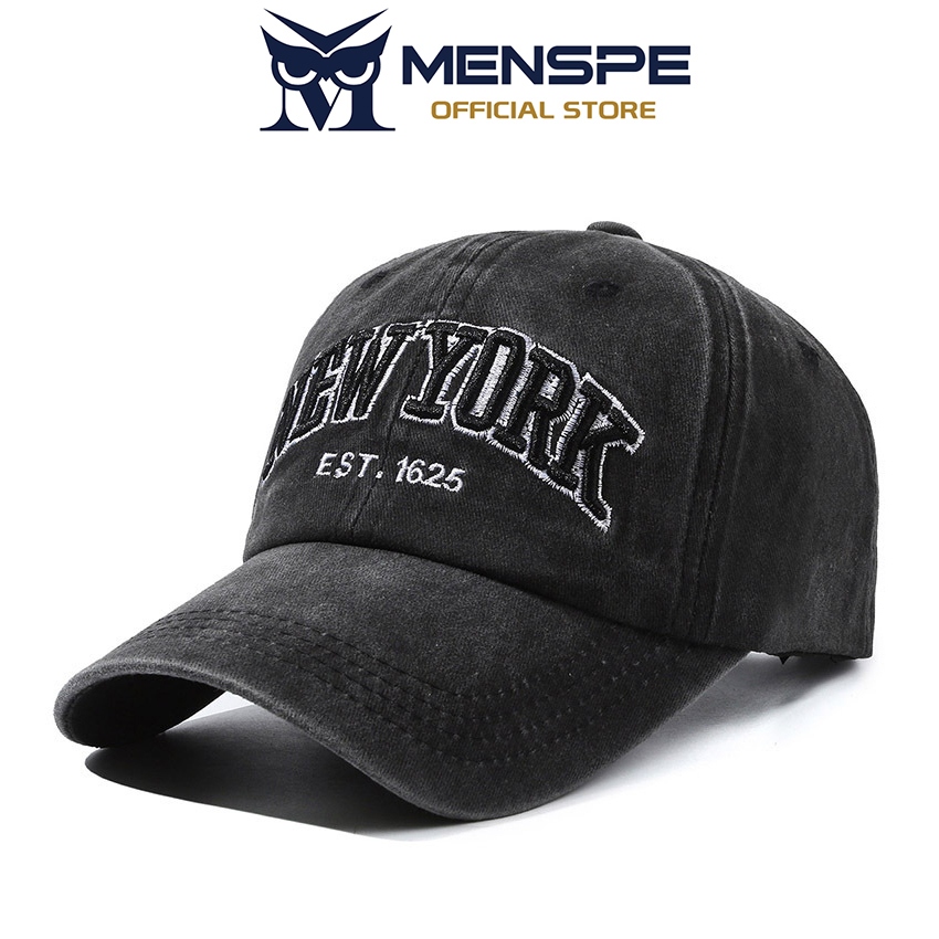 MENSPE หมวกเบสบอลแฟชั่น ผ้าปักสำหรับผู้ชายและผู้หญิง สไตล์วินเทจ ใส่สบาย ระบายอากาศได้ สำหรับกิจกรรมกลางแจ้ง กันแดด