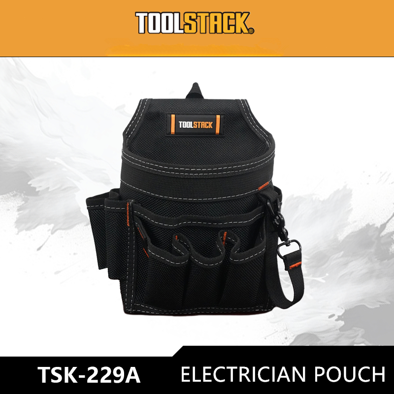 TOOLS TSK-229A ความจุขนาดใหญ่ Multi-Function กระเป๋าเครื่องมือช่างไฟฟ้า Professional Organizer กระเป๋า
