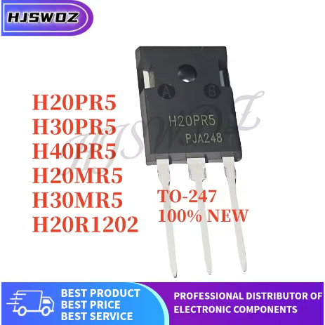 1-5PCS ยี่ห้อใหม่ H20MR5 H30PR5 H20PR5 H40PR5 H30MR5 H20R1202 TO-247 IGBT หลอดเครื่องเชื่อมในสต็อก
