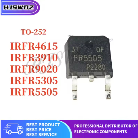 1-5PCS ยี่ห้อใหม่ IRFR3910 IRFR4615 IRFR5305 IRFR5505 IRFR9020 FR9020 FR3910 FR4615 FR5305 FR5505 TO