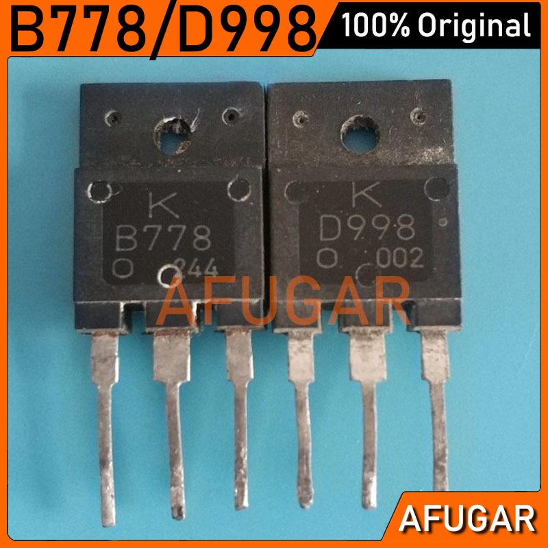 2SB778 + 10 ชิ้น 10 คู่มือสอง 2SD998 ทรานซิสเตอร์ B778 D998 TO-3PF บอร์ด Disassembly Test Function ค